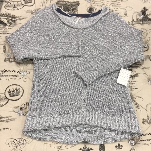 Free People Bright Lights V-Neck  Sweater - Picture 4 of 7